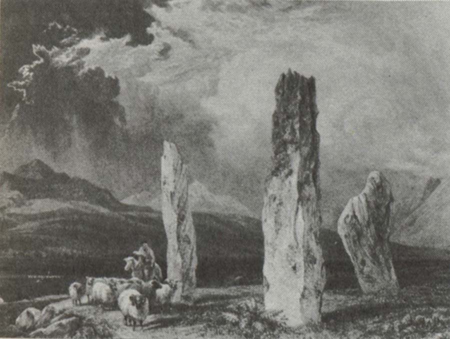 Stone circle,near Tormore,Arran